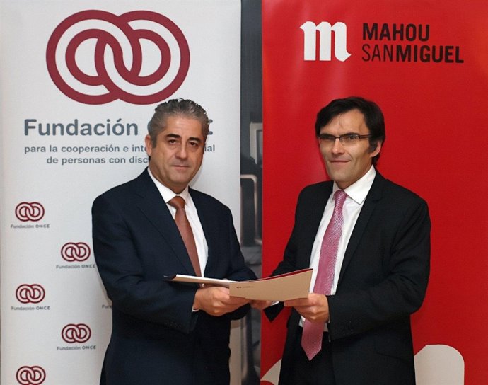 Acuerdo Fundación ONCE y Mahou San Miguel 