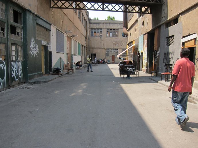 Asentamiento de la calle Puigcerdà 127, en el Poblenou