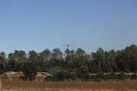 Successos.- Pagesos de la zona de Vilopriu i La Pera col·laboren en les tasques d'extinció