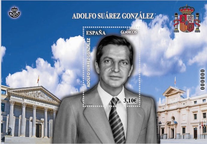 Sello conmemorativo del Museo Adolfo Suárez