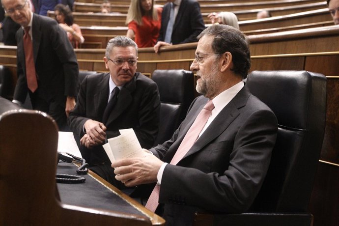Mariano Rajoy y Alberto Ruiz Gallardón
