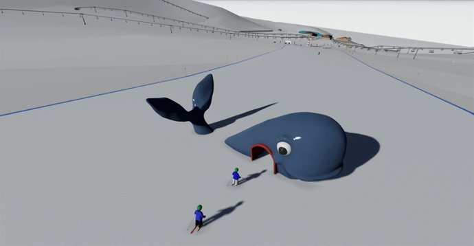 Pista virtual del mar, Sierra Nevada