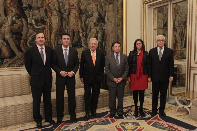 Soria, Margallo y el secretario general de la OMT