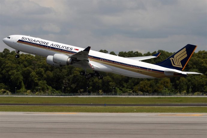 Avión de Singapore Airlines