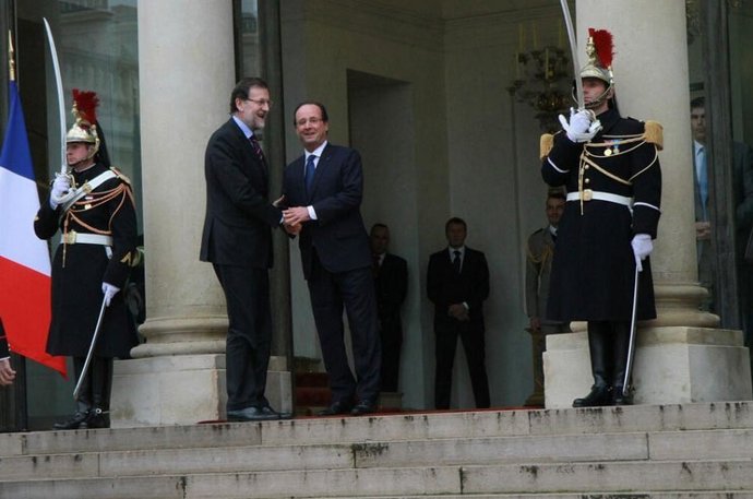 Rajoy se ha reunido con Hollande en París