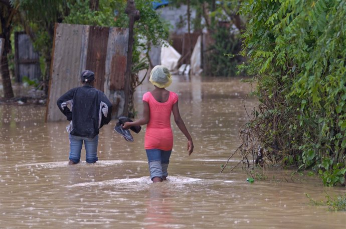 Haití inundada tras el paso del huracán 'Sandy'
