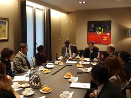 Reunión de empresas navarras con el embajador de Kenia.