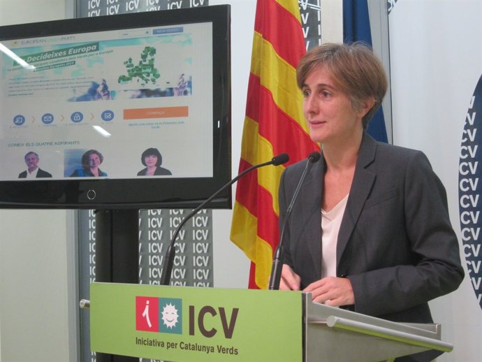 Dolors Camats (coordinadora nacional de ICV) (Archivo)