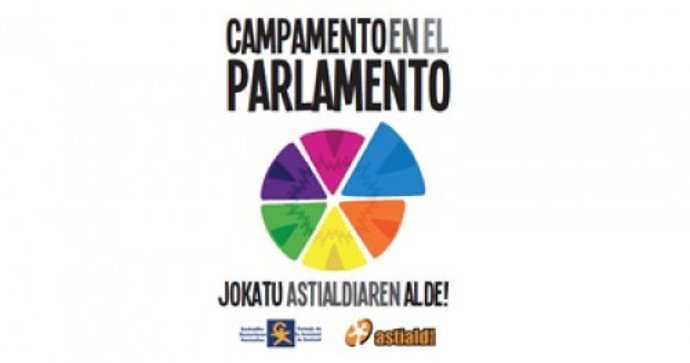 Jornadas campamento en el parlamento