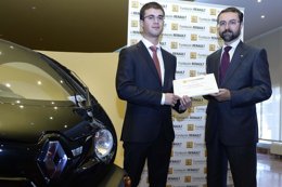 Entrega del premio fin de carrera sobre movilidad sostenible