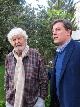 Xosé Manuel Beiras (Anova) y José Ramón Gómez Besteiro