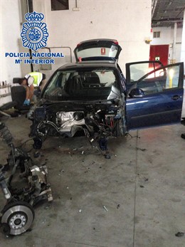 Policía Nacional desarticula un grupo dedicado a robar coches para desguazarlos