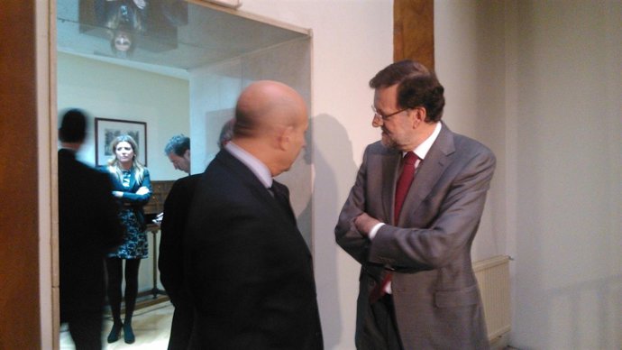 Rajoy y Wert tras la polémica Erasmus
