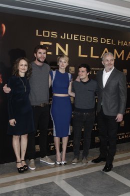 Prseentación de la película 'Los juegos del hambre 2'
