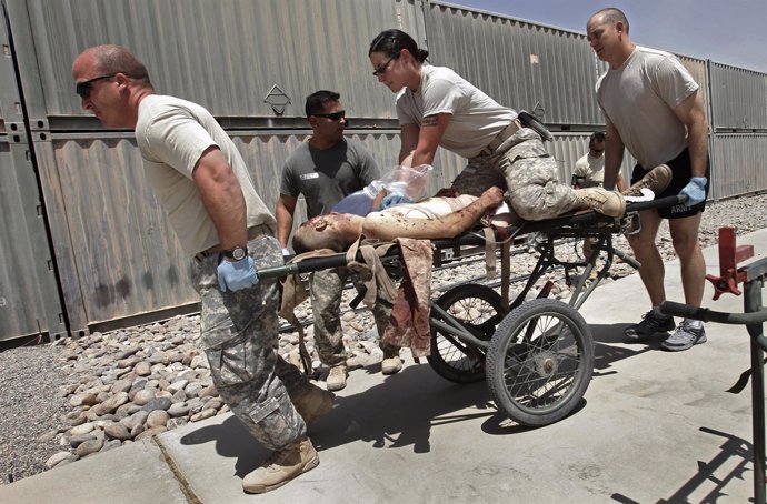 Marine herido en Afganistán