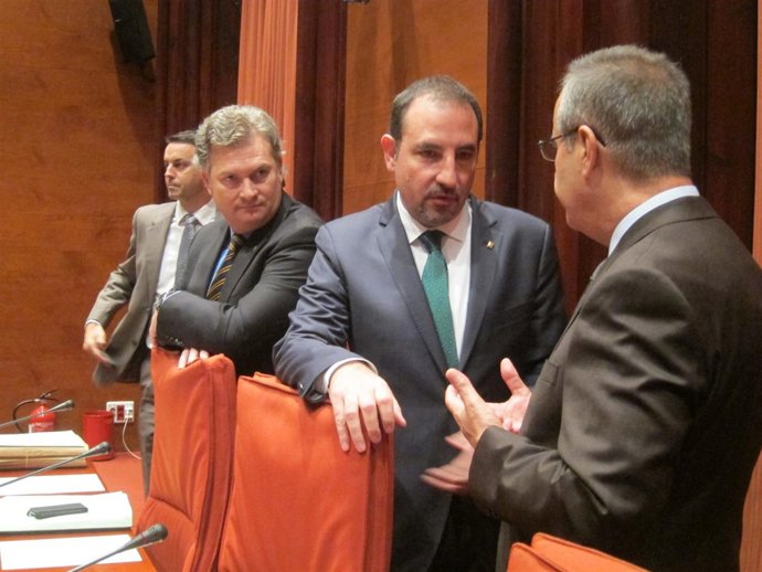 Celestino Corbacho, Ramon Espadaler, Josep Martínez y Manel Prat
