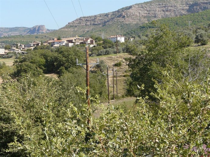 Línea de tensión de Endesa