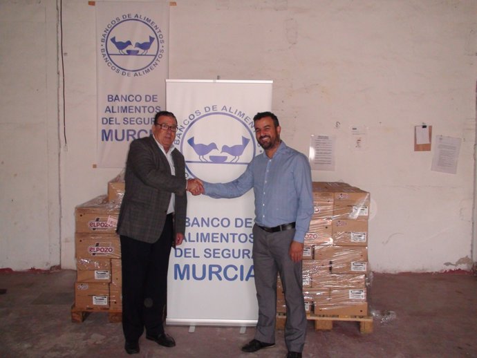 EL presidente del BAL de Murcia, Bonifacio Fernández, y Álvaro Lamrani