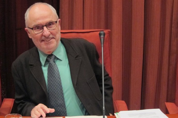 Rafael Ribó, en el Parlament