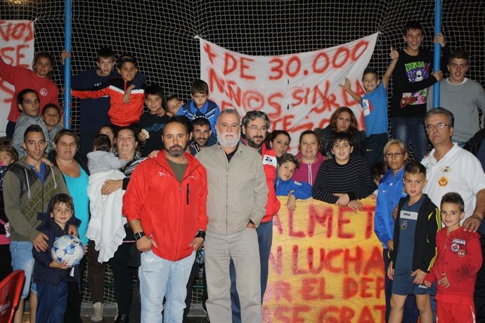 Torrijos en la protesta.