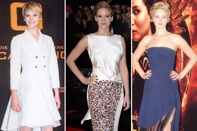 Los looks más elegantes de Jennifer Lawrence para Los juegos del hambre