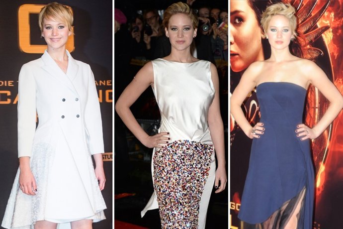 Los looks más elegantes de Jennifer Lawrence para Los juegos del hambre