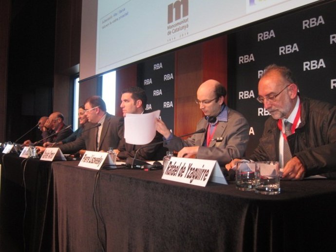 P.Bauby, G.Bel, M.Conesa, X.Forcadell, X.Amor, P.Liszewsky y R.Yzaguirre.