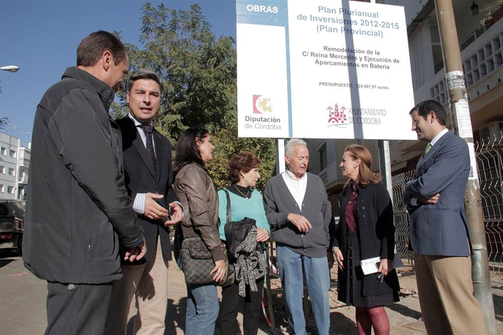 Visita a las obras de Reina Mercedes