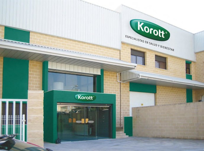 Fachada de Korott, interproveedora de Mercadona.