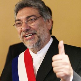 El presidente electo de Paraguay, Fernando Lugo