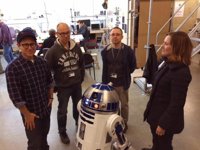 Star Wars: Primera foto desde el set con J.J. Abrams y R2-D2