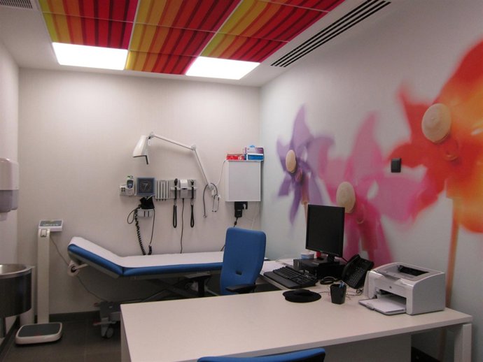 Consulta de pediatría del Milenium Centro Médico de Sanitas en Zaragoza
