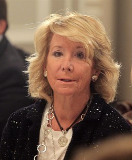 Esperanza Aguirre, presidenta del PP de Madrid