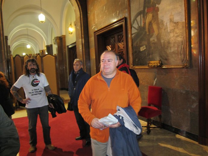 El presidente del comité de empresa de AUZ tras la reunión en Ayuntamiento