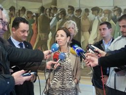 Manuel Pecharromán, Ángeles Fernández-Ahúja, Laura Samprendo  y David González