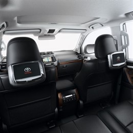 Sistema de entretenimiento trasero de Toyota