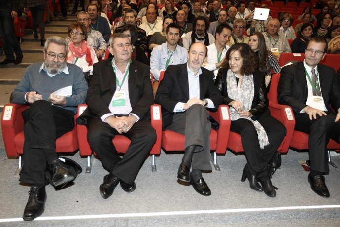 Rubalcaba y Méndez en el congreso de la UPA