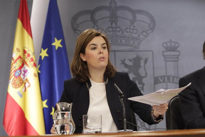 Soraya Sáenz de Santamaría y Cristóbal Montoro