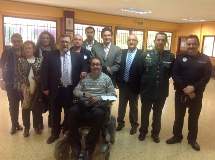 Charla sobre seguridad vial en el IES Jabalcuz de Jaén