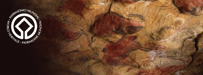 Cartel de Altamira para el Día del Patrimonio Mundial