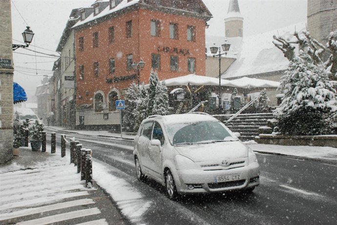 Nevada en la Val d'Aran