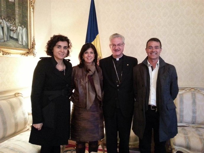 Dolors Montserrat, Dolors López, Joan Enric Vives y Jaume Izcara