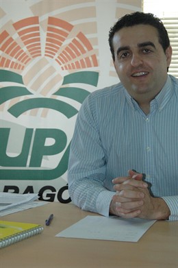 El secretario general de UPA  Aragón, José Manuel Roche.