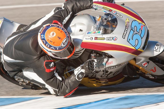 Tito Rabat en los test de Jerez