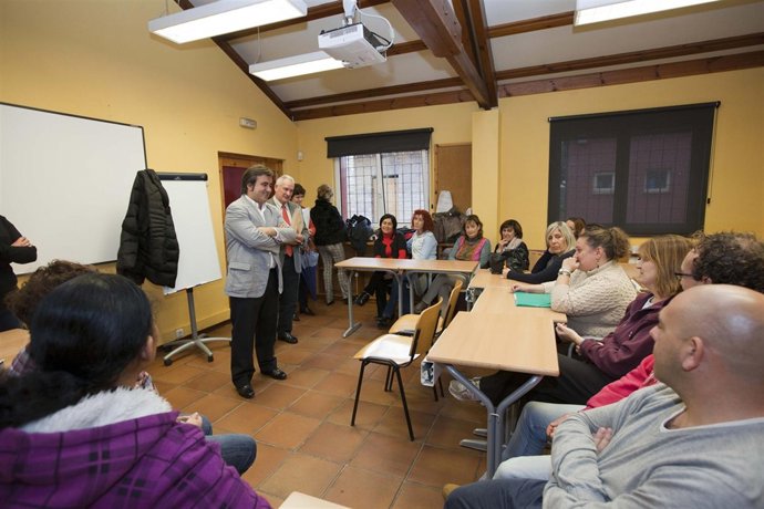 Movellán en el Centro de Formación