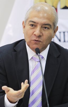 El ministro de Interior de Perú, Wilfredo Pedraza.