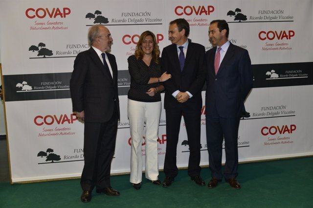 Díaz y Zapatero, entre Muñoz Machado y el presidente de Covap      
