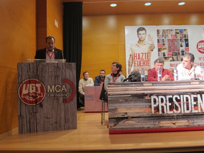 José Juan Arcéiz, reelegido secretario general de MCA UGT-Aragón.