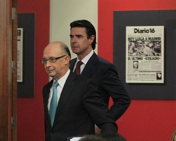 Cristóbal Montoro y José Manuel Soria