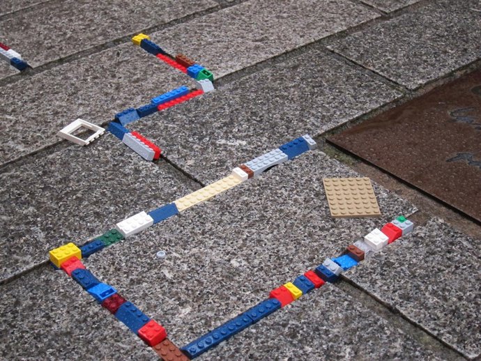 Iniciativa 'Dispatchwork' en la calle San Agustín